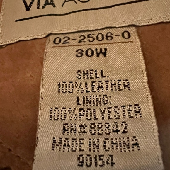 ROAMAN’S TAN SUEDE FRINGE JACKET - Picture 6 of 8